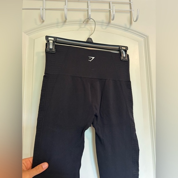 Gymshark energy seamless  black high waist contour leggings - Picture 5 of 7